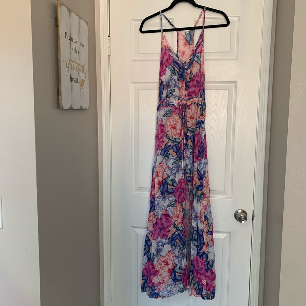 NWOT Women's Ripcurl floral printed maxi dress - Picture 3 of 6